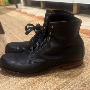 Wolverine 1000 Mile Black Leather Men's Boots